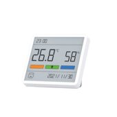 甄选ATuMan 温湿度计 TH1杜克温湿度计精准室内时钟壁挂式