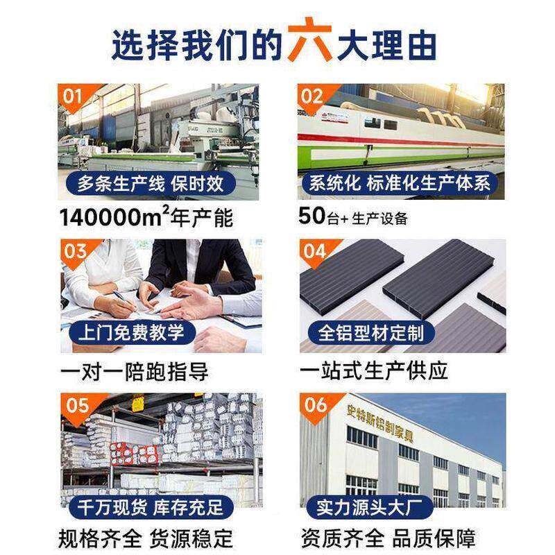 定制衣YEN整整具体橱柜门板全铝型材波柜浪铝板居铝挤型材料焊接