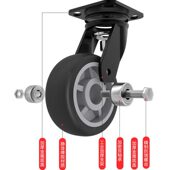 甄选小推车拉货手推车搬运车家用仓库快递四轮平板车静音防撞拖车