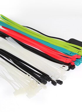 甄选环保可松式尼龙扎带 8*200MM活扣扎线带 可退式束线带