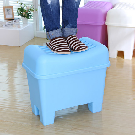 居家款可坐人收纳凳收纳椅坐凳换鞋凳储物凳储物椅玩具收纳箱