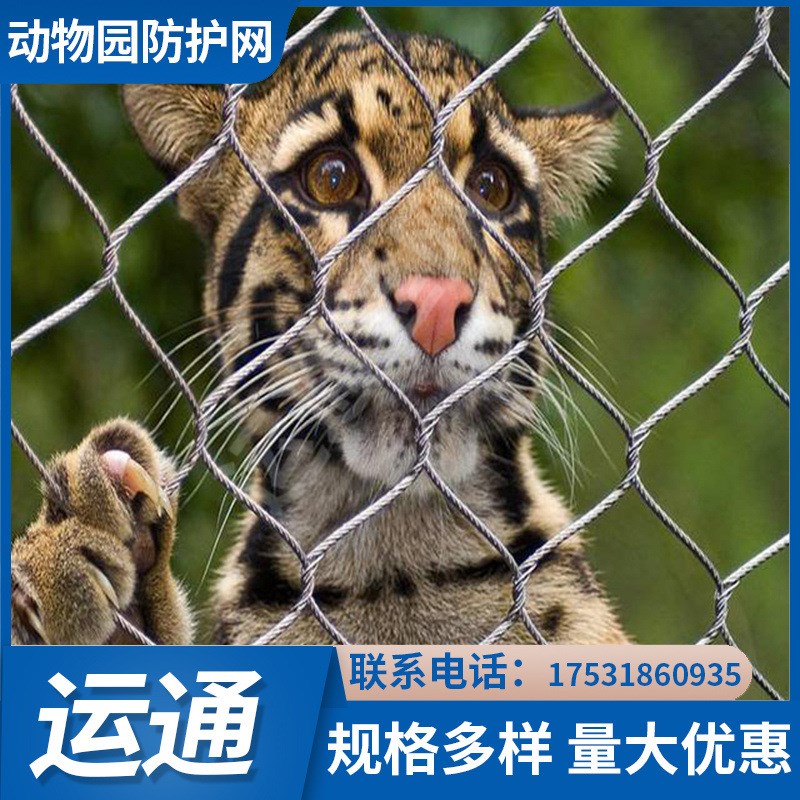 【不锈钢绳网卡扣】A鸟语林网304A高陵鸟语林绳网A