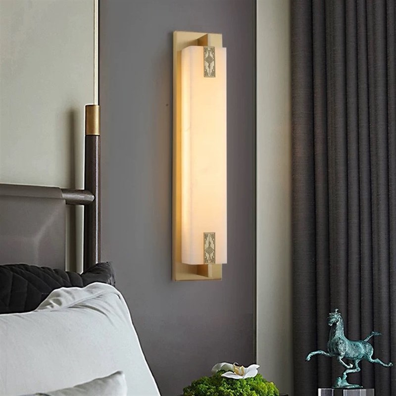 新中式壁灯2025新款别墅庭院房间壁灯大门庭院入门景观灯中山