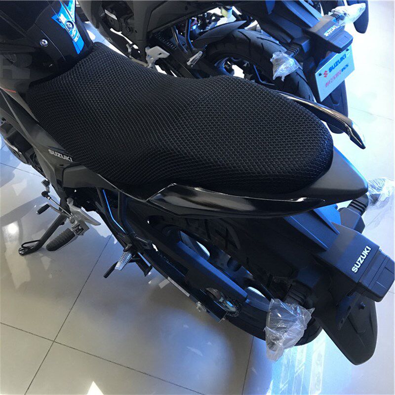 适用铃木GIXXER极客飒155NK街车防晒网座套GSX150F坐垫套座垫套