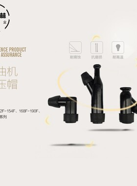 汽油发电机配件2/3kw5/6.5千瓦水泵168/170/188/190F火花塞高压帽