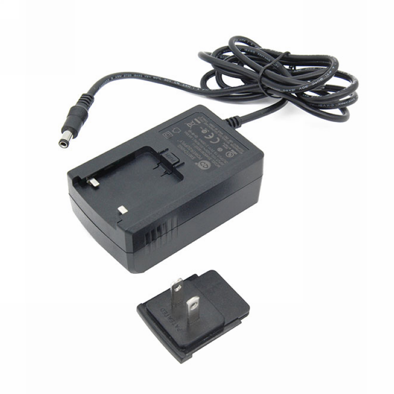 TS100电烙铁便携式迷你电源19V 2.1A可换插头美标 欧标DC5525接口