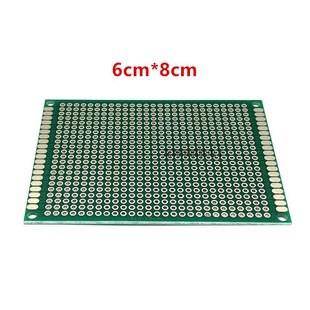 洞洞板 8CM 万用板 玻纤绿油镀锡 万能板 双面喷锡板2.54MM间距