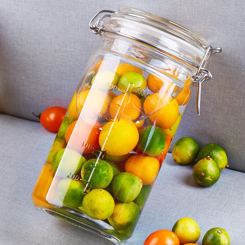 scybe喜碧泡酒瓶子玻璃储物罐果酱药酒瓶食品储存蜂蜜柠檬酵素罐