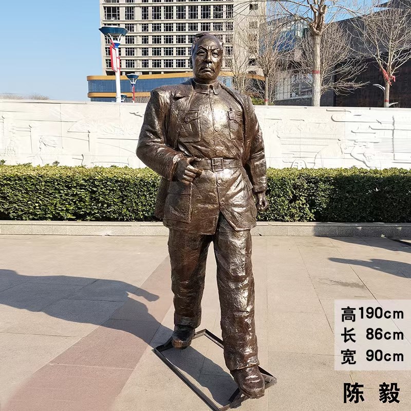 粟裕仿铜陈毅雕像谭震林雕塑邓小平塑像刘伯承铜像淮海战役五前委