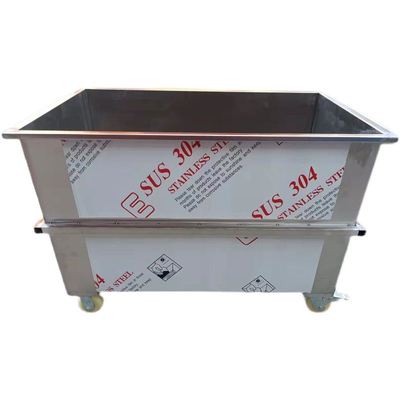 浸泡卤移动储水箱可储方形工业池桶定制手推车不锈钢移物池水桶煮