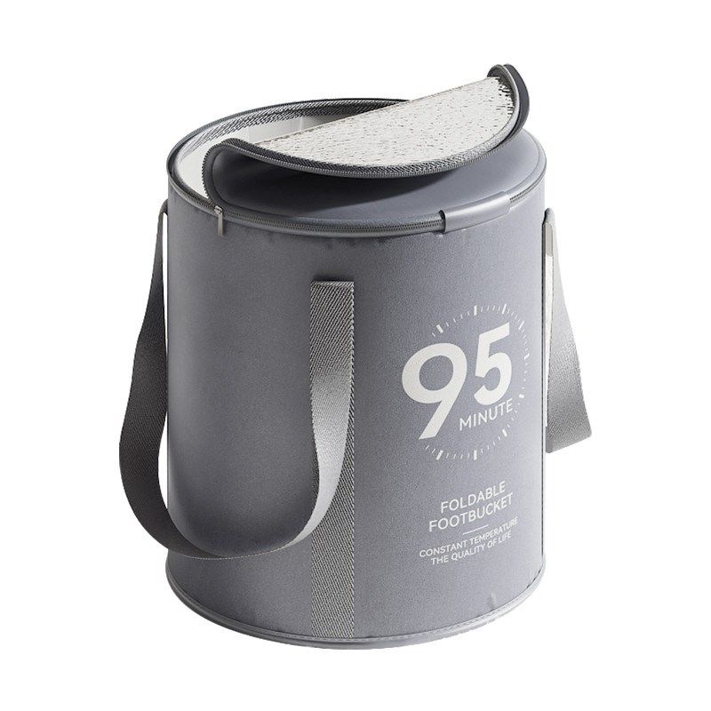 达洗脚盆芮可折叠泡脚袋水桶带盖过小腿家用足浴养生桶福恒温新款