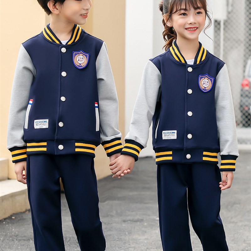 小学生校服春秋套装运动幼儿园园服英伦学院风儿童班服秋冬季老师