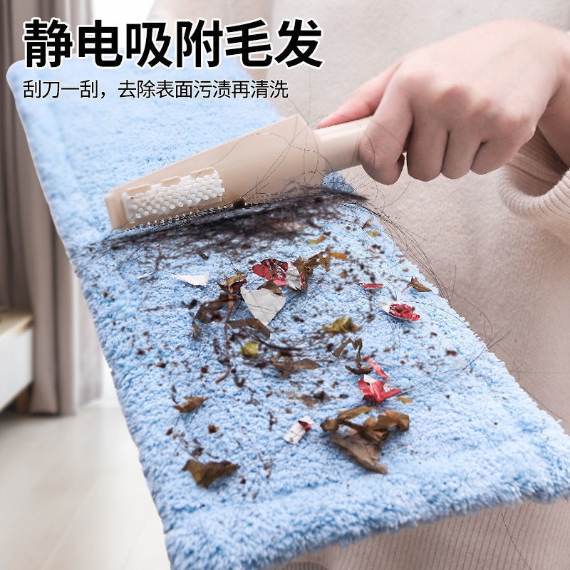 平板拖把家用干湿两用免手洗懒人吸水托把地板拖地神器迪