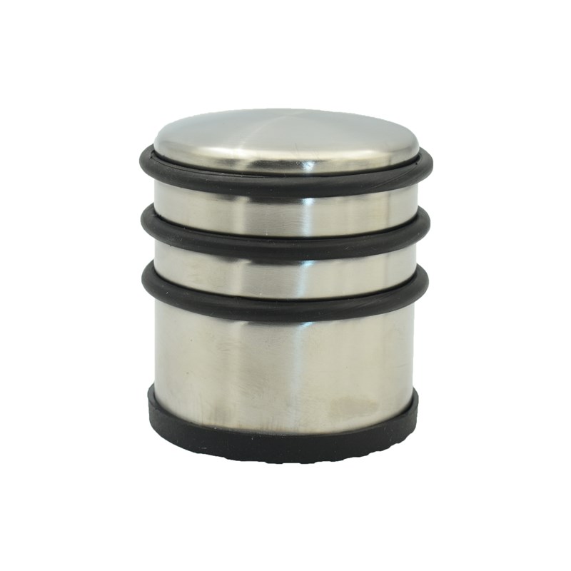 鼎湦304不锈钢实心门挡重型圆柱门档大号免钉门阻卫生间防撞门顶