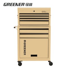 GREENER小推车ins工业风工具收纳柜咖啡图书画室家用移动置物架箱
