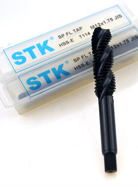 日本STK T114机用丝攻螺旋丝锥黑色MM2.5 3 M4 M5 M6 M8 M10 M12