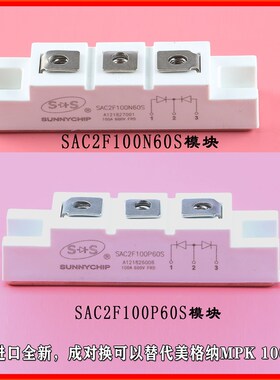 SAC2F100P60S SAC2F100N60S 等离子切割机专用二次整流模块 对管