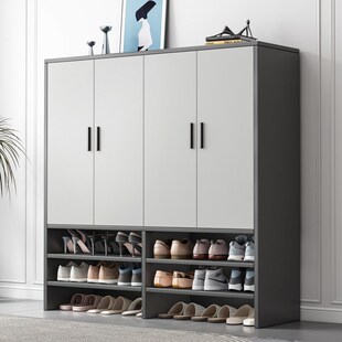 意式加高鞋柜家用门口外入户玄关阳台大容量多层超大经济新款鞋架