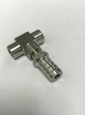 不锈钢内螺纹三通宝塔接头 G1/8-6-8-10-12mm M10x1-6-8-10mm