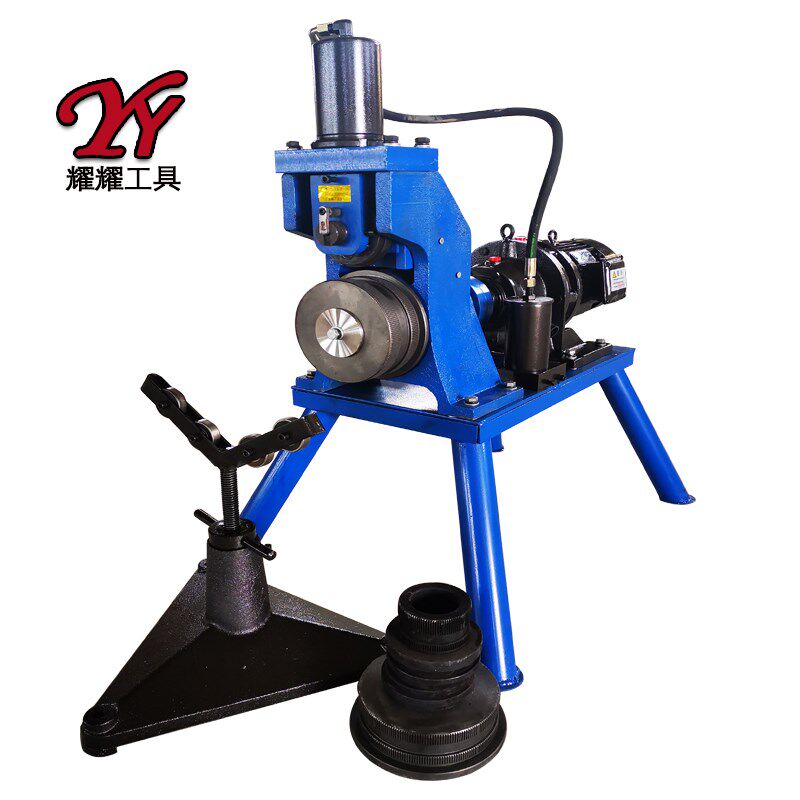 鲁潍华达电动液压滚槽机426型镀锌钢管压槽全自动数控沟槽机定制