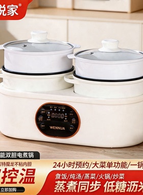 批发分体双胆电饭煲多功能智能