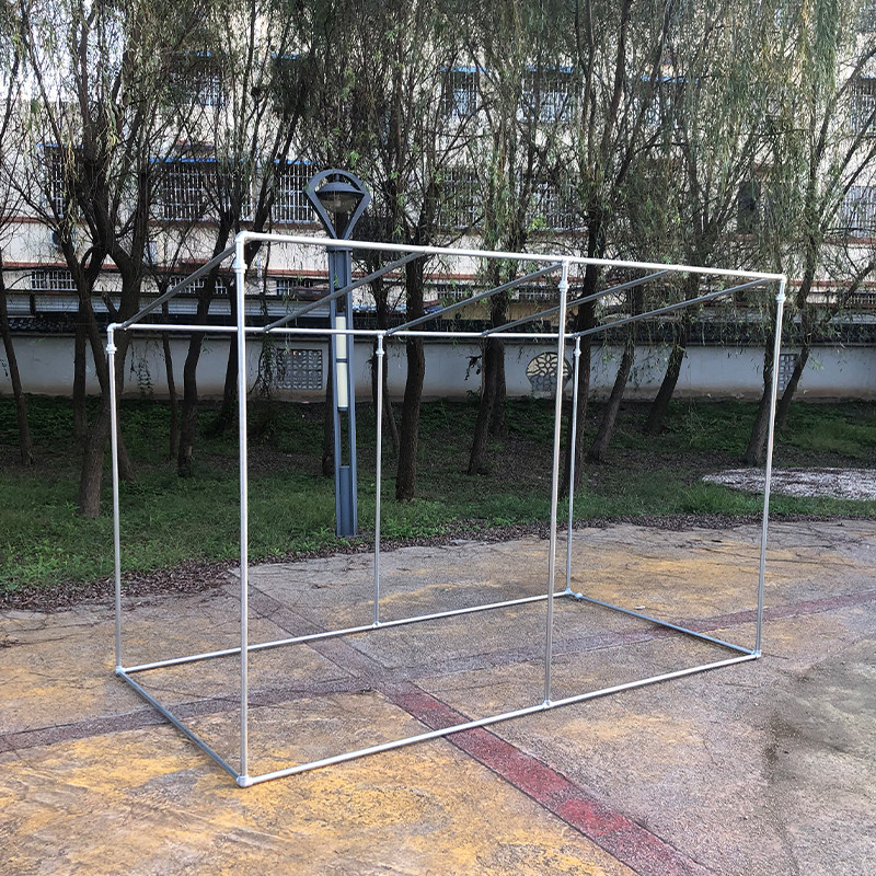 镀锌钢管水管花架瓜果葡萄遮阳防晒雨棚定制O斜顶保温棚架子晾衣