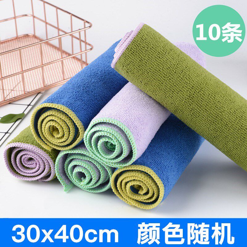 家务清洁用抹布i不掉毛吸r水擦桌子布家政保洁毛巾酒店百