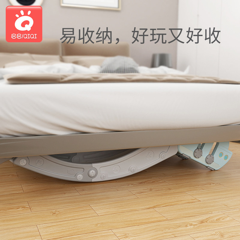 儿童室内滑滑梯家用小型简易床上沙发楼梯床沿宝宝滑梯幼儿园乐园