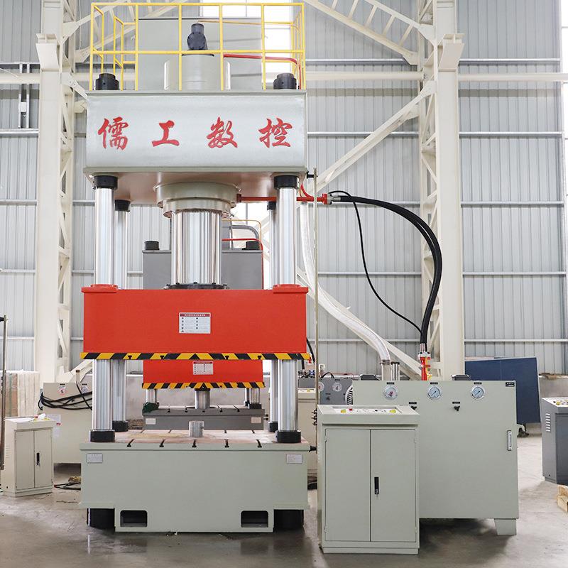 630吨脱壳机配件压型四柱液压机定制500t630T农机配件成型油压机