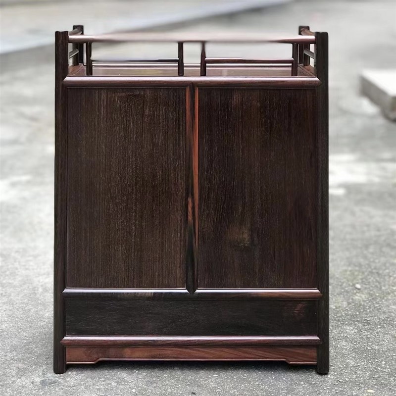 老挝大红酸枝(交趾黄檀)茶水柜/香道柜/储物柜/餐边柜/盆景架