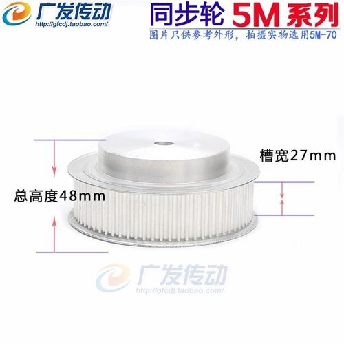 同步带轮 5m 75T同步轮 带轮5M75齿 75齿