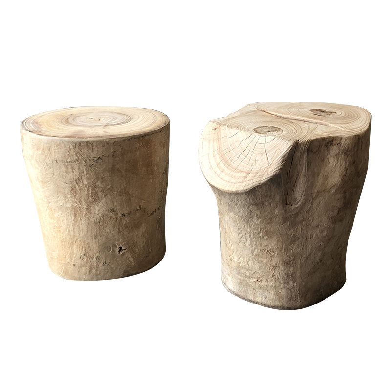 原木墩子实木墩子香樟树墩树桩底座木桩茶几服装店坐凳家用木墩凳