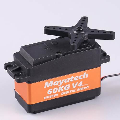 Mayatech HV6560 V4 60KG大扭矩防溅水金属齿舵机数字高压1/8车模