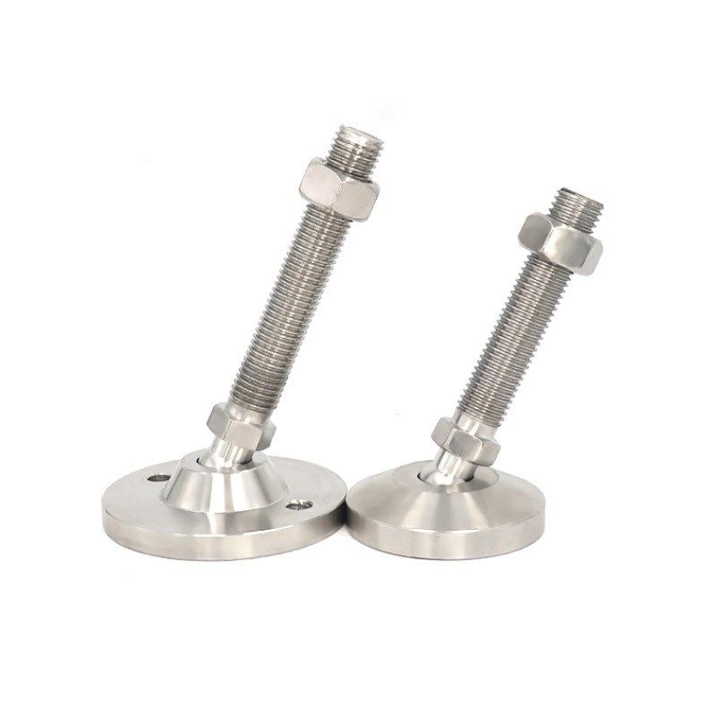 重型不锈钢脚杯304万向调节地脚机床设备地脚螺丝m12m16m20调整脚
