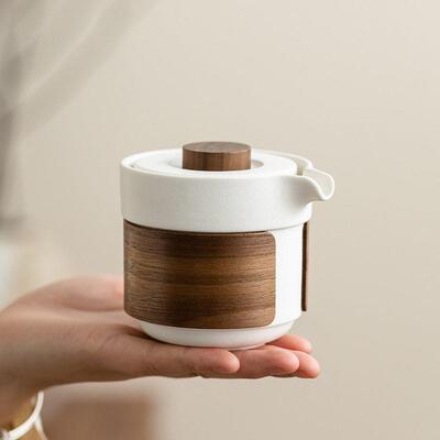 便携式户外旅行茶具一壶三杯泡茶壶快客杯送客户实用礼品定制logo