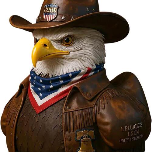 跨境USA 250th Anniversary Liberty Eagle 250周年自由鹰鸭子