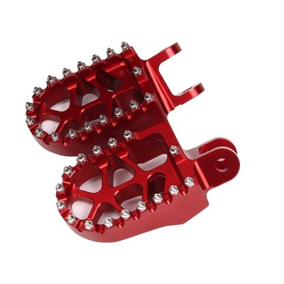 越野摩托车KLX250R/S KLX650R改装配件CNC铝合金脚踏镶钉防滑踏板