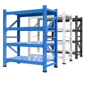 甄选500KG 层仓库四层货架层板货架加厚承重升级仓储物架家用五金