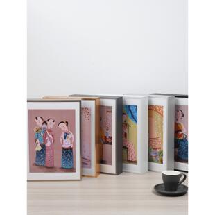 198铝合金画框 艺术微喷摄影展相框定制大尺寸包边油画外框国画框