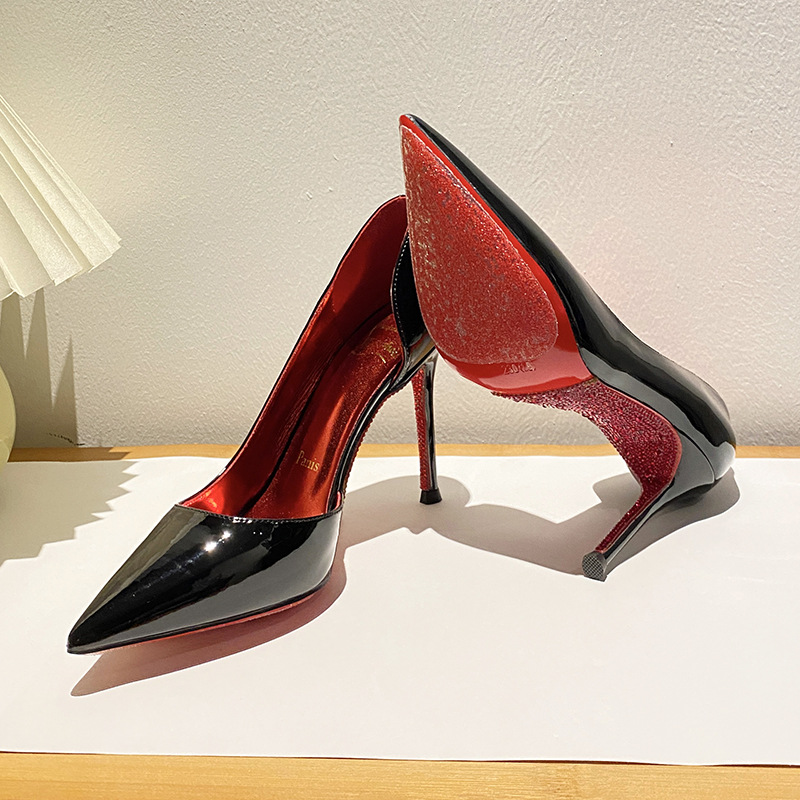 黑色高跟鞋女细跟2025年新款