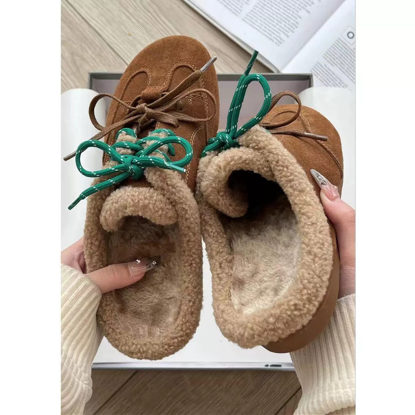 厚底博肯拖鞋女外穿2025秋冬新款