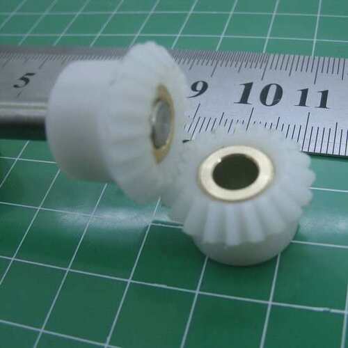 微小轻型1模20齿伞齿轮组合90度转向适用模型飞机耐磨差速齿轮