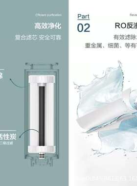 乐博维通用滤芯DR2H1复合滤芯PPC直饮净水器滤芯反渗透SJR-Y1