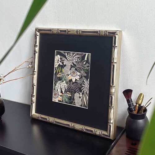 中古风抽象艺术装饰画法式玄关卧室小众复古客厅挂画高级感壁挂画