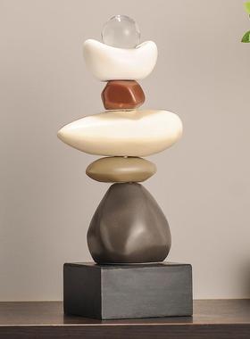 现代艺术时来运转轻奢摆件酒柜客厅电视餐边柜家居饰品摆设品