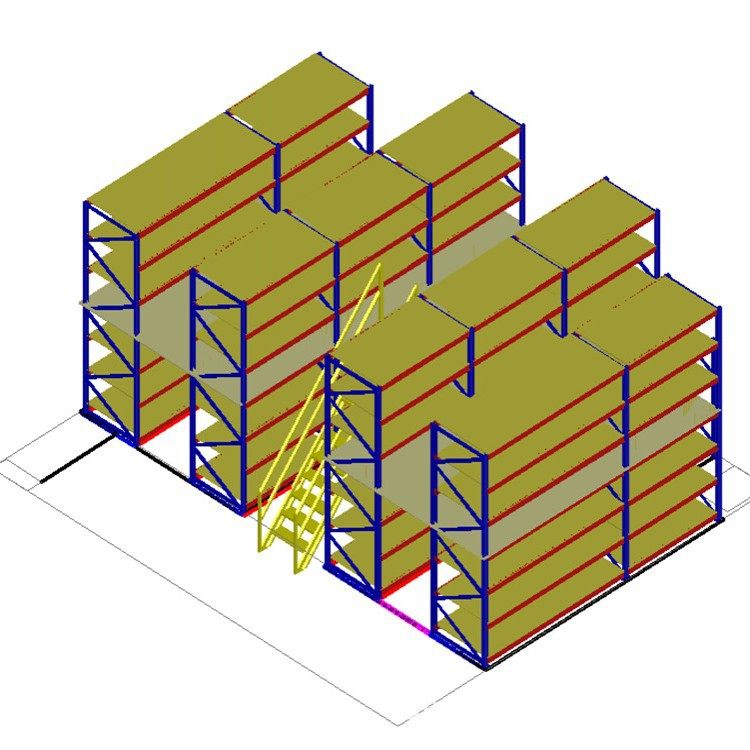多层重型货架定制加厚可拆装中型货架组装平台式阁楼仓库仓储货架