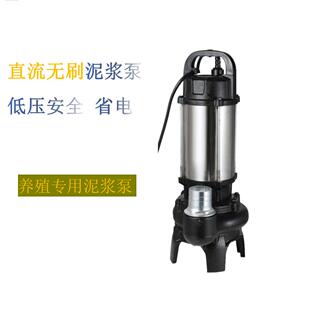 不锈钢污水泵抽粪泥沙清淤泥沼气直流无刷鱼塘化粪池排污泵泥浆泵