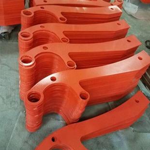 激光切割Q235防撞立柱防撞护栏护栏预埋件桥梁防撞护栏立柱