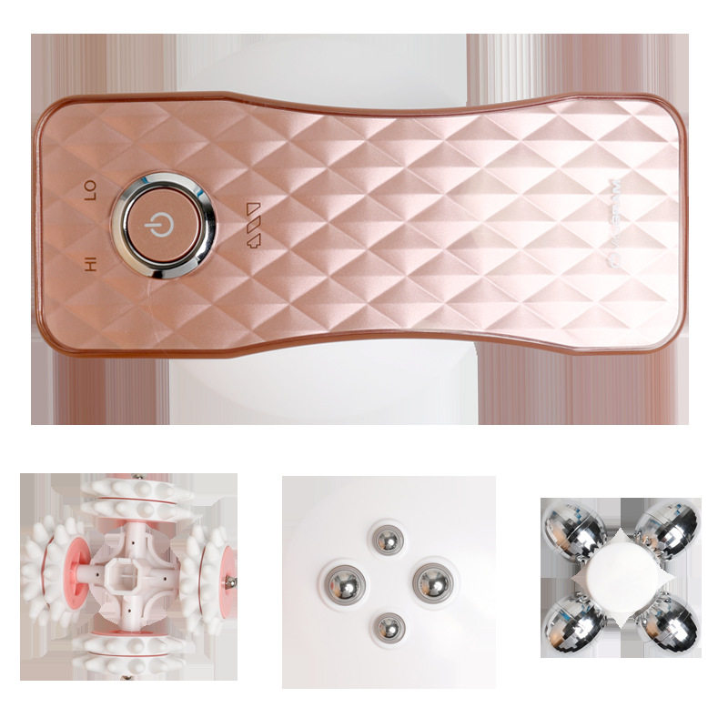 小型迷你电动充电手持按摩器女用家用揉腹甩脂仪颈椎按摩仪跨境