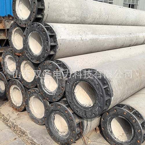 非预应力18米350水泥杆18米350部分中间法兰连接钢筋砼杆电线杆